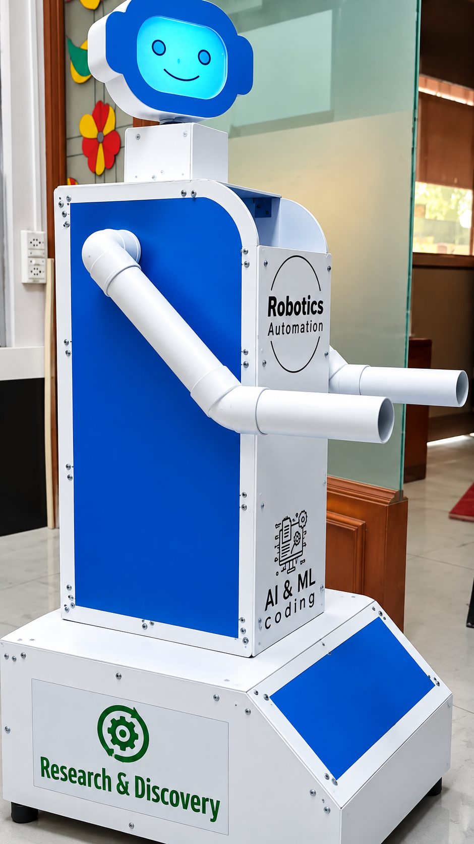 Humanoid robotics demo for school exhibition