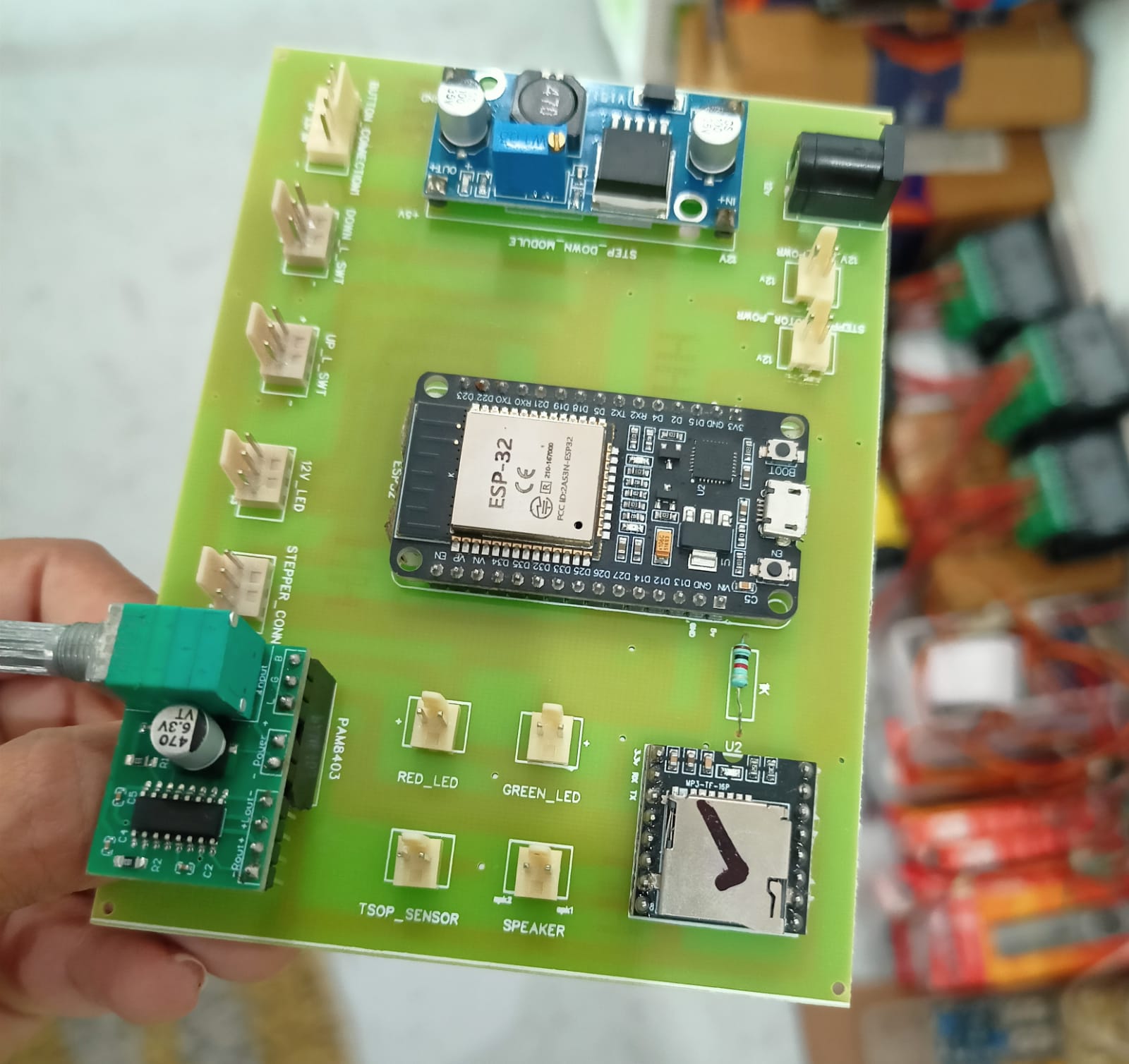 PCB soldering and circuit assembly at Robozz Lab