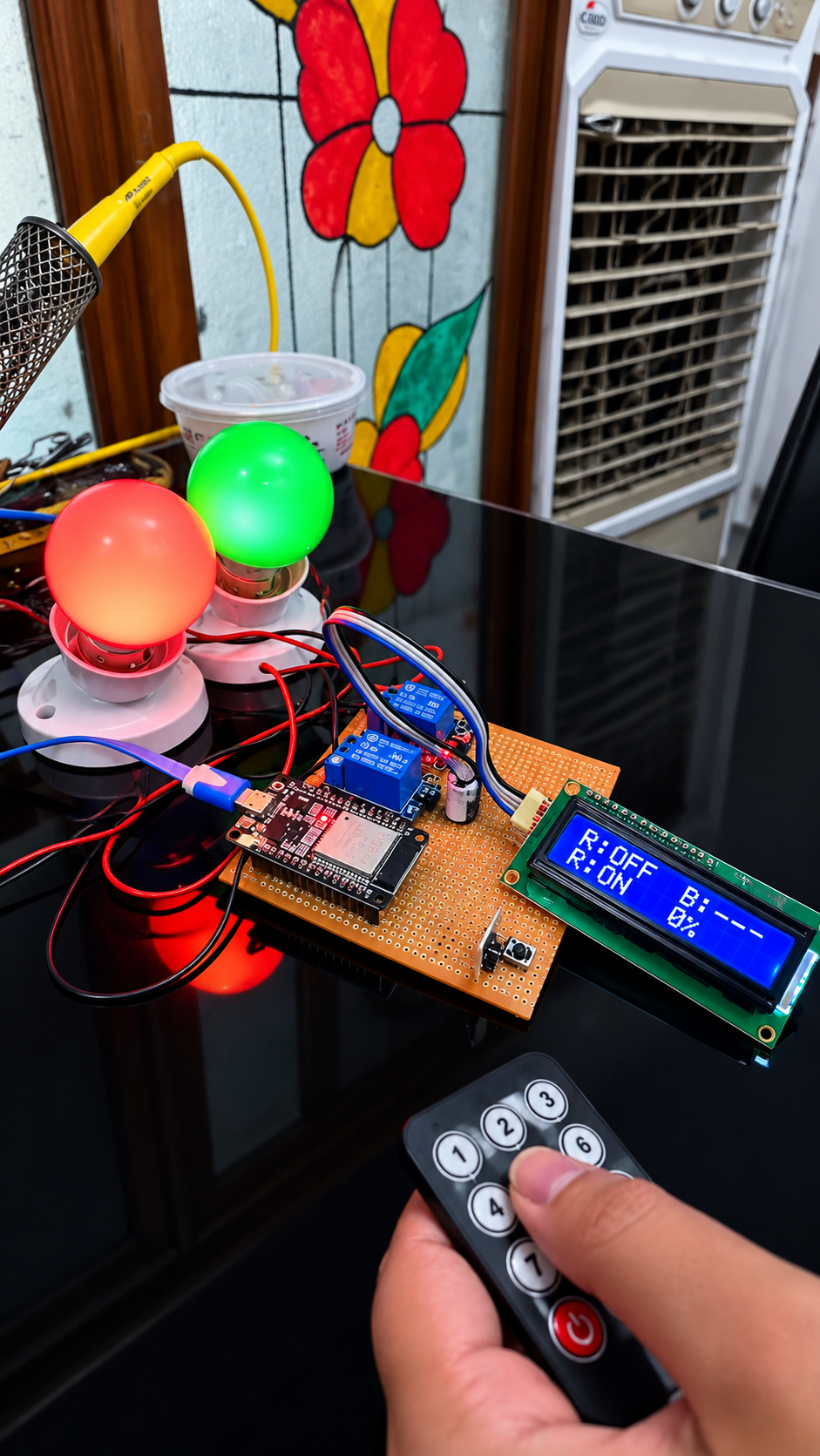 School science fair project — IoT smart home automation